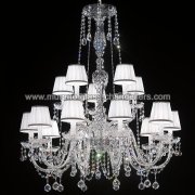 【MURANO GLASS CHANDELIERS】イタリア・ヴェネチアンガラスシャンデリア15灯「BARBIERI」（W940×H1050mm）<img class='new_mark_img2' src='https://img.shop-pro.jp/img/new/icons1.gif' style='border:none;display:inline;margin:0px;padding:0px;width:auto;' />