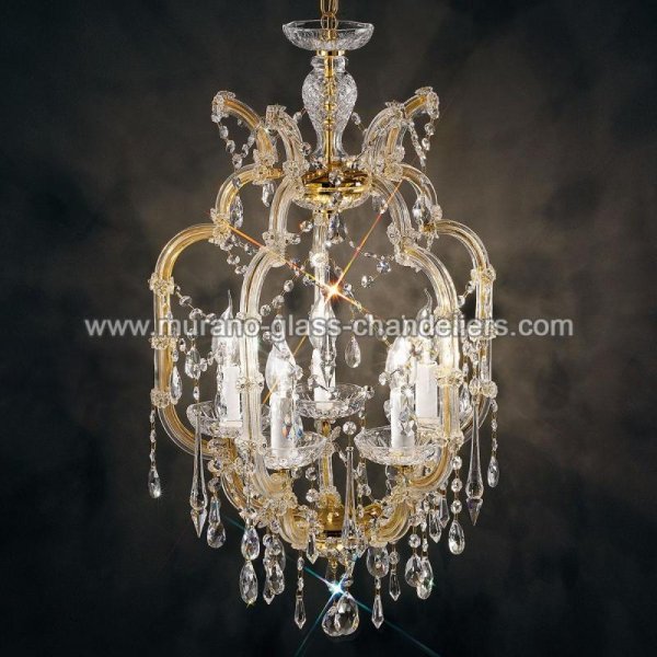 MURANO GLASS CHANDELIERSۥꥢͥ󥬥饹饤5BARICCOסW450H640mm