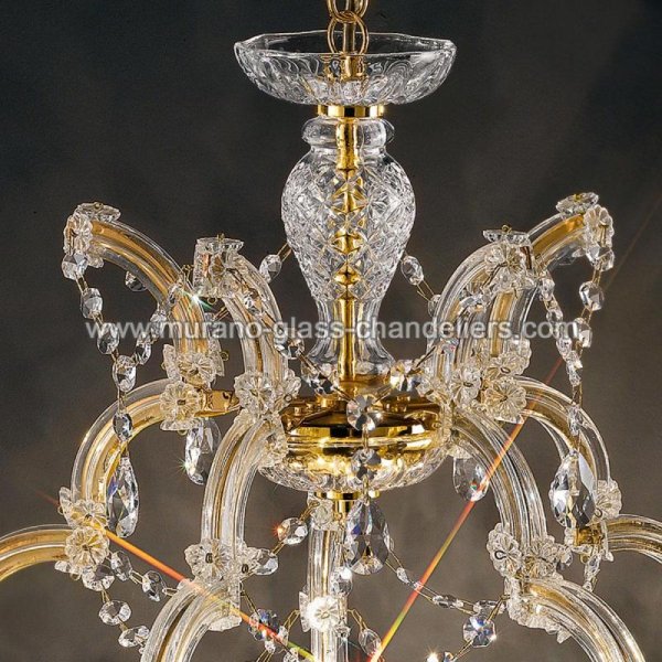 MURANO GLASS CHANDELIERSۥꥢͥ󥬥饹饤5BARICCOסW450H640mm