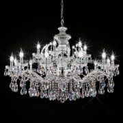 【MURANO GLASS CHANDELIERS】イタリア・ヴェネチアンガラスシャンデリア18灯「BOCCIONI」（W1170×H850mm）<img class='new_mark_img2' src='https://img.shop-pro.jp/img/new/icons1.gif' style='border:none;display:inline;margin:0px;padding:0px;width:auto;' />