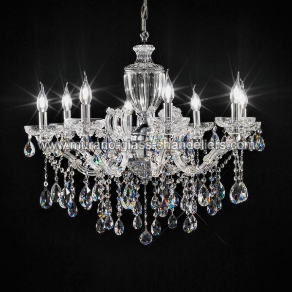 MURANO GLASS CHANDELIERSۥꥢͥ󥬥饹ǥꥢ8BOCCIONIסW740H640mm