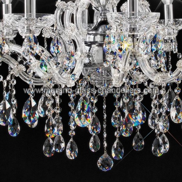 MURANO GLASS CHANDELIERSۥꥢͥ󥬥饹ǥꥢ8BOCCIONIסW740H640mm