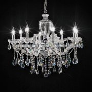 【MURANO GLASS CHANDELIERS】イタリア・ヴェネチアンガラスシャンデリア8灯「BOCCIONI」（W740×H640mm）<img class='new_mark_img2' src='https://img.shop-pro.jp/img/new/icons1.gif' style='border:none;display:inline;margin:0px;padding:0px;width:auto;' />