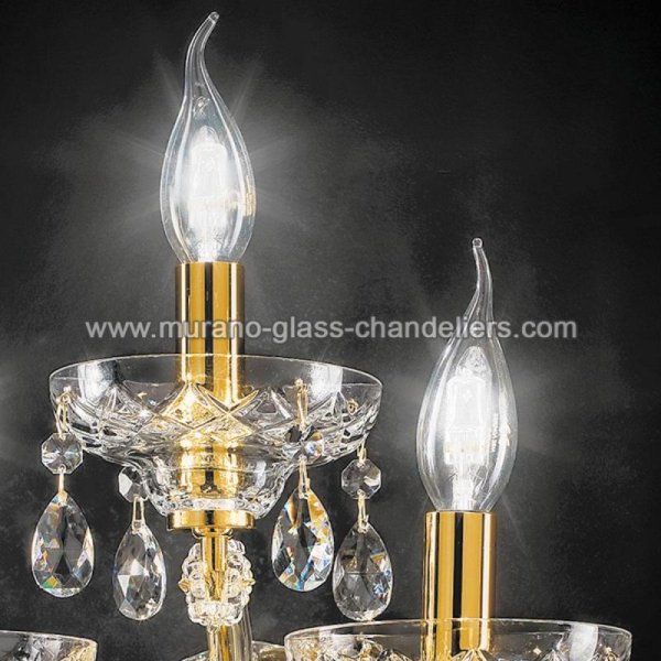 MURANO GLASS CHANDELIERSۥꥢͥ󥬥饹饤3BOCCIONIסW310D270H390mm