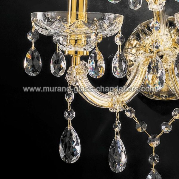 MURANO GLASS CHANDELIERSۥꥢͥ󥬥饹饤3BOCCIONIסW310D270H390mm