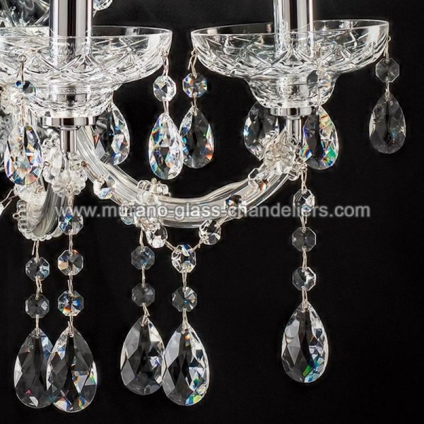 MURANO GLASS CHANDELIERSۥꥢͥ󥬥饹饤5BOCCIONIסW420D320H400mm