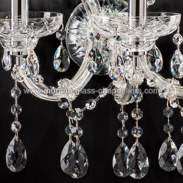 MURANO GLASS CHANDELIERSۥꥢͥ󥬥饹饤5BOCCIONIסW420D320H400mm