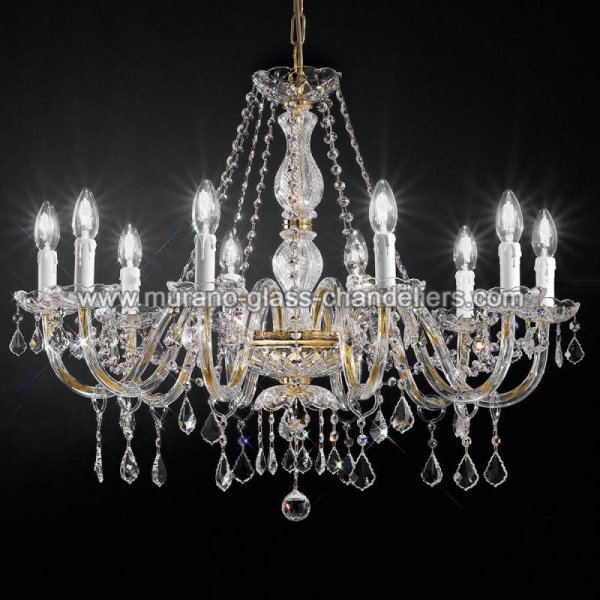 MURANO GLASS CHANDELIERSۥꥢͥ󥬥饹ǥꥢ10BOTTICELLIסW800H700mm