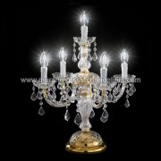 【MURANO GLASS CHANDELIERS】イタリア・ヴェネチアンガラステーブルライト5灯「BOTTICELLI」（W500×H620mm）<img class='new_mark_img2' src='https://img.shop-pro.jp/img/new/icons1.gif' style='border:none;display:inline;margin:0px;padding:0px;width:auto;' />