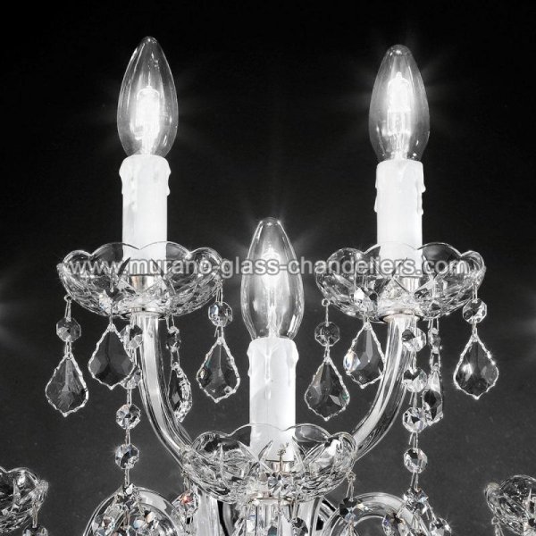 MURANO GLASS CHANDELIERSۥꥢͥ󥬥饹饤5BOCCIONIסW430D320H380mm