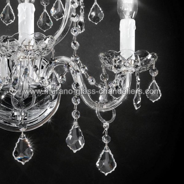 MURANO GLASS CHANDELIERSۥꥢͥ󥬥饹饤5BOCCIONIסW430D320H380mm