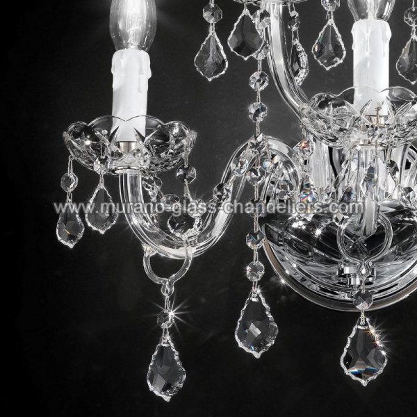 MURANO GLASS CHANDELIERSۥꥢͥ󥬥饹饤5BOCCIONIסW430D320H380mm