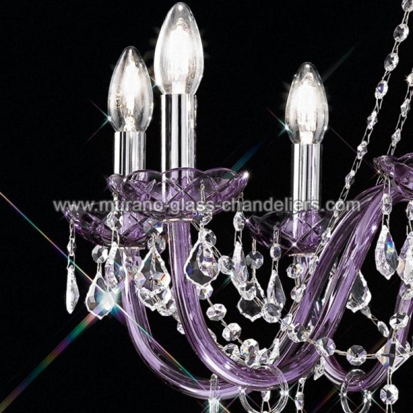 MURANO GLASS CHANDELIERSۥꥢͥ󥬥饹ǥꥢ8BRINDISIסW800H620mm