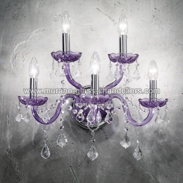 MURANO GLASS CHANDELIERSۥꥢͥ󥬥饹饤5BRINDISIסW480D310H320mm