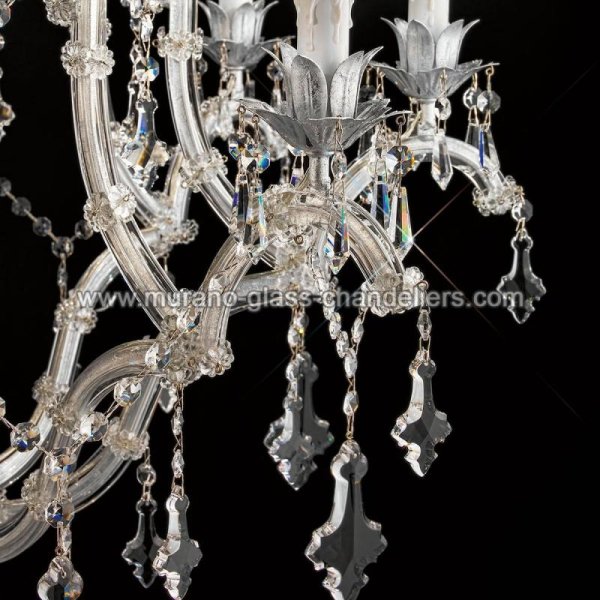 MURANO GLASS CHANDELIERSۥꥢͥ󥬥饹ǥꥢ8CATTANEOסW830H900mm