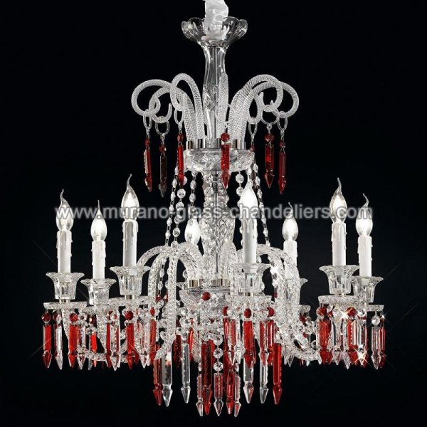 MURANO GLASS CHANDELIERSۥꥢͥ󥬥饹ǥꥢ8CIMAסW720H820mm