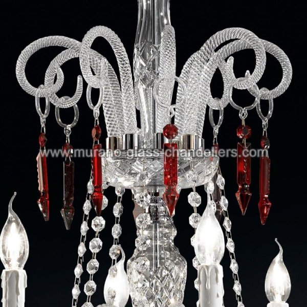 MURANO GLASS CHANDELIERSۥꥢͥ󥬥饹ǥꥢ8CIMAסW720H820mm