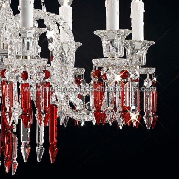 MURANO GLASS CHANDELIERSۥꥢͥ󥬥饹ǥꥢ8CIMAסW720H820mm