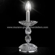 【MURANO GLASS CHANDELIERS】イタリア・ヴェネチアンガラステーブルライト1灯「GENTILESCHI」（W120×H270mm）<img class='new_mark_img2' src='https://img.shop-pro.jp/img/new/icons1.gif' style='border:none;display:inline;margin:0px;padding:0px;width:auto;' />