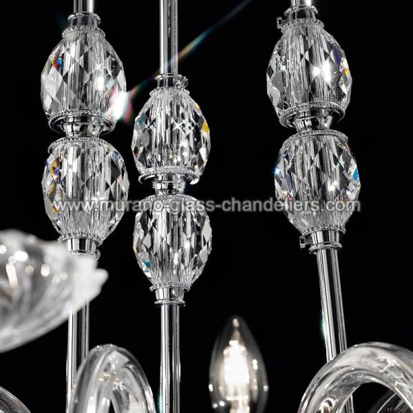 MURANO GLASS CHANDELIERSۥꥢͥ󥬥饹ǥꥢ6GENTILESCHIסW750H550mm