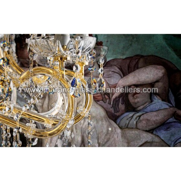 MURANO GLASS CHANDELIERSۥꥢͥ󥬥饹ǥꥢ8MICHELANGELOסW700H1000mm