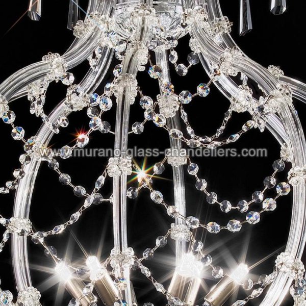 MURANO GLASS CHANDELIERSۥꥢͥ󥬥饹ǥꥢ6MODIGLIANIסW530H660mm