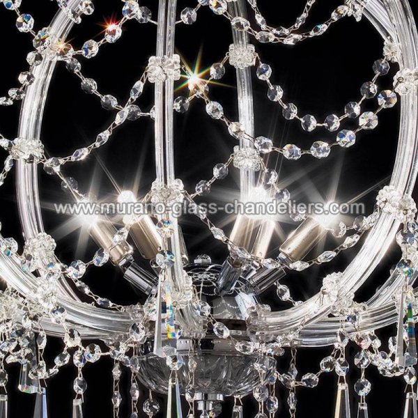 MURANO GLASS CHANDELIERSۥꥢͥ󥬥饹ǥꥢ6MODIGLIANIסW530H660mm