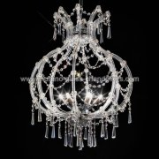 【MURANO GLASS CHANDELIERS】イタリア・ヴェネチアンガラスシャンデリア6灯「MODIGLIANI」（W530×H660mm）<img class='new_mark_img2' src='https://img.shop-pro.jp/img/new/icons1.gif' style='border:none;display:inline;margin:0px;padding:0px;width:auto;' />