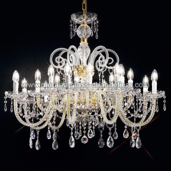 MURANO GLASS CHANDELIERSۥꥢͥ󥬥饹ǥꥢ16SIGNORINIסW940H800mm