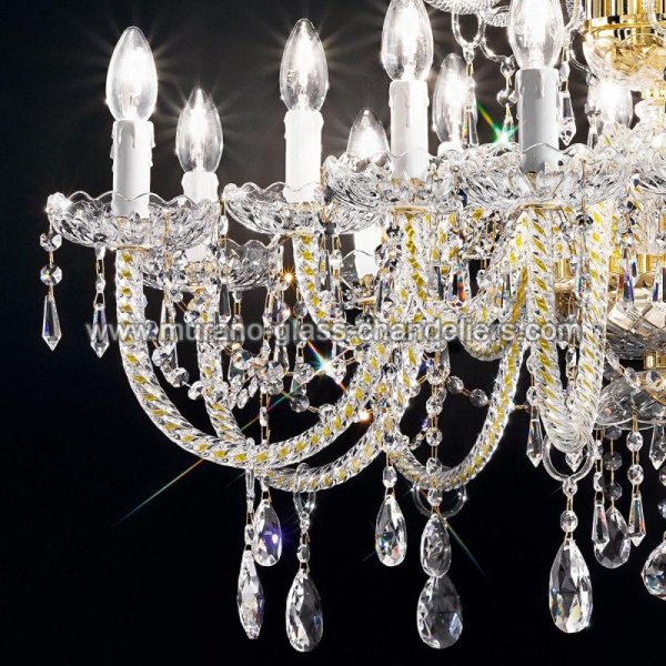 MURANO GLASS CHANDELIERSۥꥢͥ󥬥饹ǥꥢ16SIGNORINIסW940H800mm