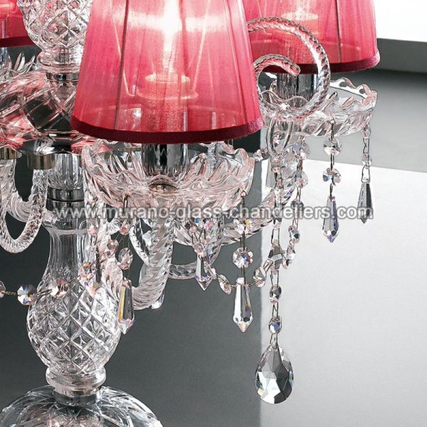 MURANO GLASS CHANDELIERSۥꥢͥ󥬥饹ơ֥饤5SIGNORINIסW500H680mm