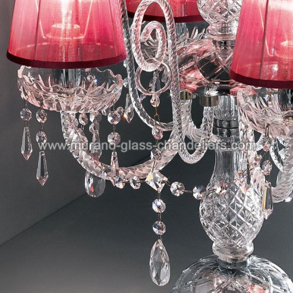 MURANO GLASS CHANDELIERSۥꥢͥ󥬥饹ơ֥饤5SIGNORINIסW500H680mm