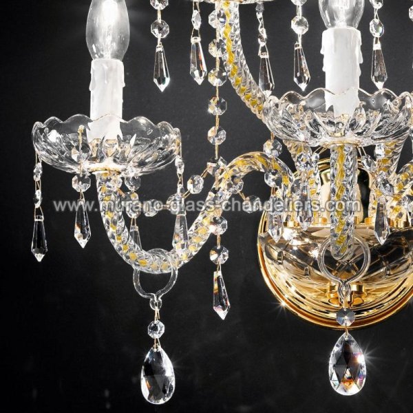 MURANO GLASS CHANDELIERSۥꥢͥ󥬥饹饤5SIGNORINIסW500D320H400mm