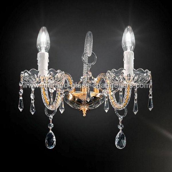 MURANO GLASS CHANDELIERSۥꥢͥ󥬥饹饤2SIGNORINIסW350D250H340mm