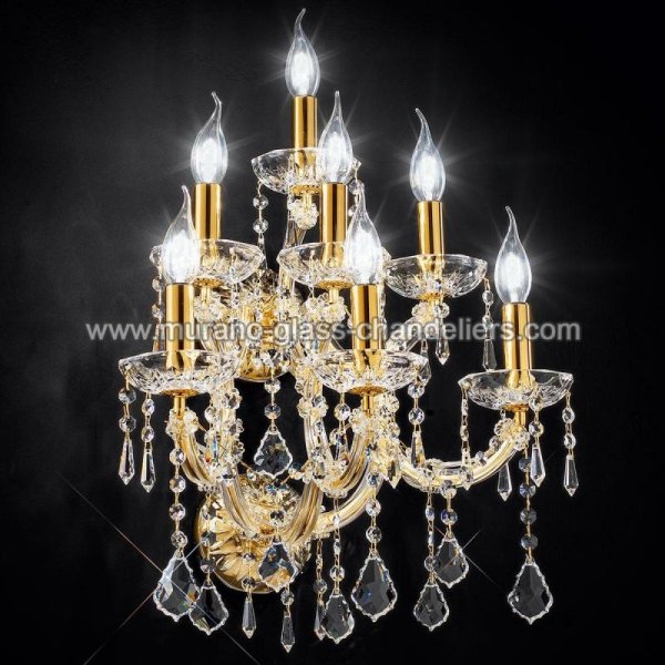 MURANO GLASS CHANDELIERSۥꥢͥ󥬥饹饤7SPILIMBERGOסW430D400H470mm