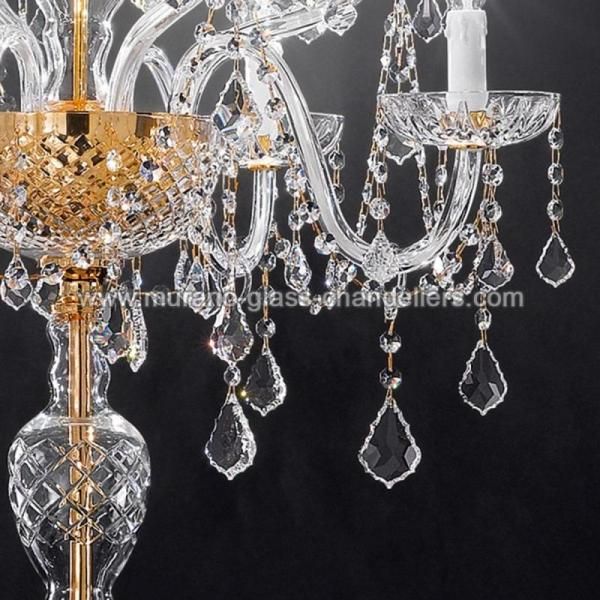 MURANO GLASS CHANDELIERSۥꥢͥ󥬥饹ե饤8VERONESEסW690H1900mm