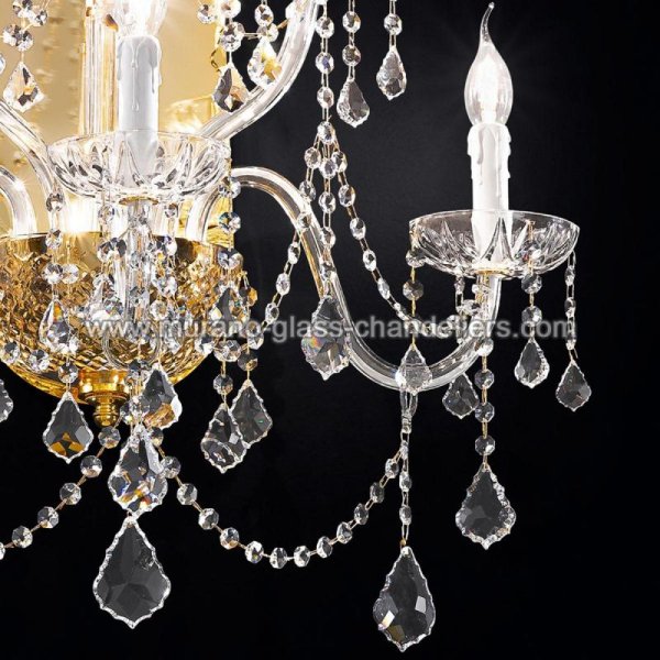 MURANO GLASS CHANDELIERSۥꥢͥ󥬥饹饤6VERONESEסW700D430H1050mm