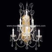 【MURANO GLASS CHANDELIERS】イタリア・ヴェネチアンガラスウォールライト6灯「VERONESE」（W700×D430×H1050mm）<img class='new_mark_img2' src='https://img.shop-pro.jp/img/new/icons1.gif' style='border:none;display:inline;margin:0px;padding:0px;width:auto;' />