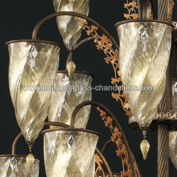 MURANO GLASS CHANDELIERSۥꥢͥ󥬥饹ǥꥢ19ALESSANDRIAסW1100H1500mm