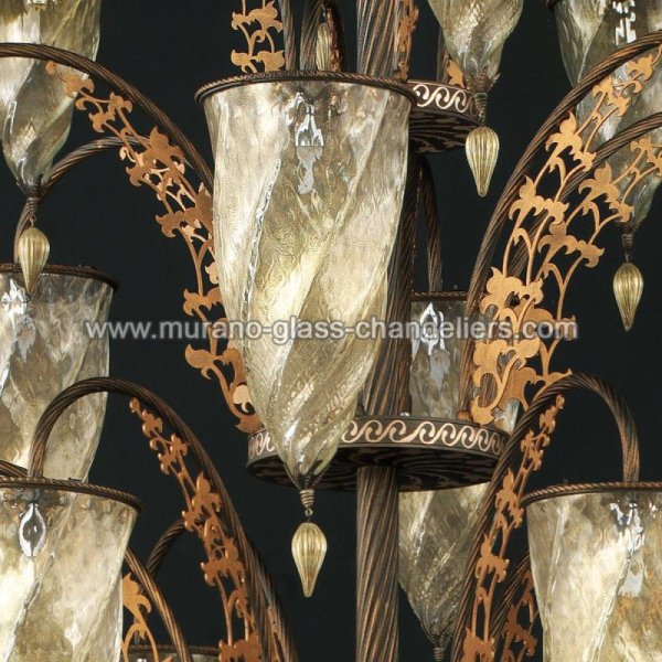 MURANO GLASS CHANDELIERSۥꥢͥ󥬥饹ǥꥢ19ALESSANDRIAסW1100H1500mm