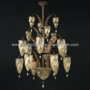 【MURANO GLASS CHANDELIERS】イタリア・ヴェネチアンガラスシャンデリア19灯「ALESSANDRIA」（W1100×H1500mm）<img class='new_mark_img2' src='https://img.shop-pro.jp/img/new/icons1.gif' style='border:none;display:inline;margin:0px;padding:0px;width:auto;' />