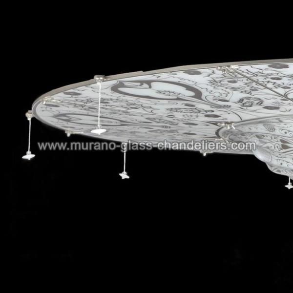 MURANO GLASS CHANDELIERSۥꥢͥ󥬥饹󥰥饤3BETLEMMEסW1220H460mm