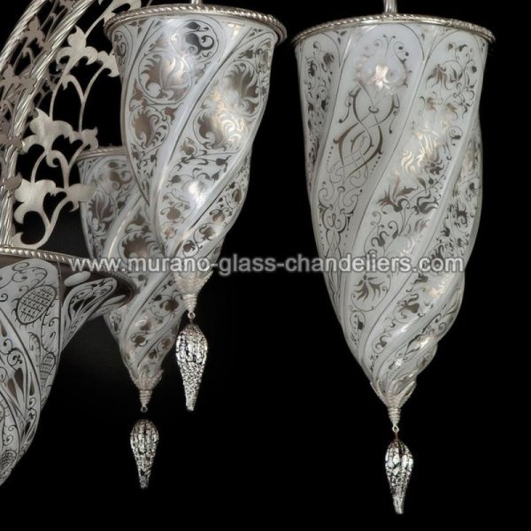 MURANO GLASS CHANDELIERSۥꥢͥ󥬥饹ǥꥢ9GIZAסW1000H850mm