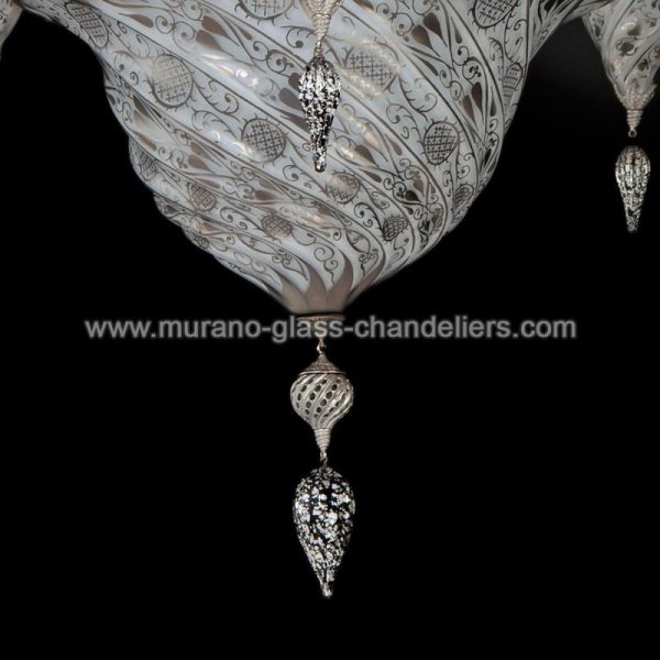 MURANO GLASS CHANDELIERSۥꥢͥ󥬥饹ǥꥢ9GIZAסW1000H850mm