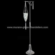 【MURANO GLASS CHANDELIERS】イタリア・ヴェネチアンガラスフロアライト1灯「ISTANBUL」（W180×H1820mm）<img class='new_mark_img2' src='https://img.shop-pro.jp/img/new/icons1.gif' style='border:none;display:inline;margin:0px;padding:0px;width:auto;' />
