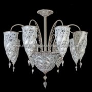 【MURANO GLASS CHANDELIERS】イタリア・ヴェネチアンガラスシャンデリア9灯「JIBLA」（W1000×H850mm）<img class='new_mark_img2' src='https://img.shop-pro.jp/img/new/icons1.gif' style='border:none;display:inline;margin:0px;padding:0px;width:auto;' />