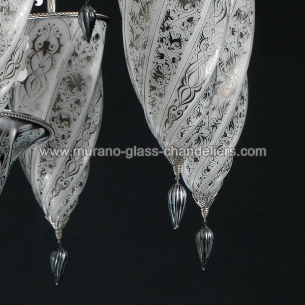 MURANO GLASS CHANDELIERSۥꥢͥ󥬥饹ǥꥢ17LUXORסW1000H1000mm