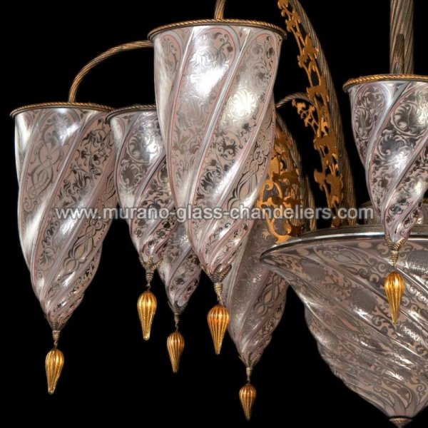 MURANO GLASS CHANDELIERSۥꥢͥ󥬥饹ǥꥢ13MEDINAסW1100H850mm