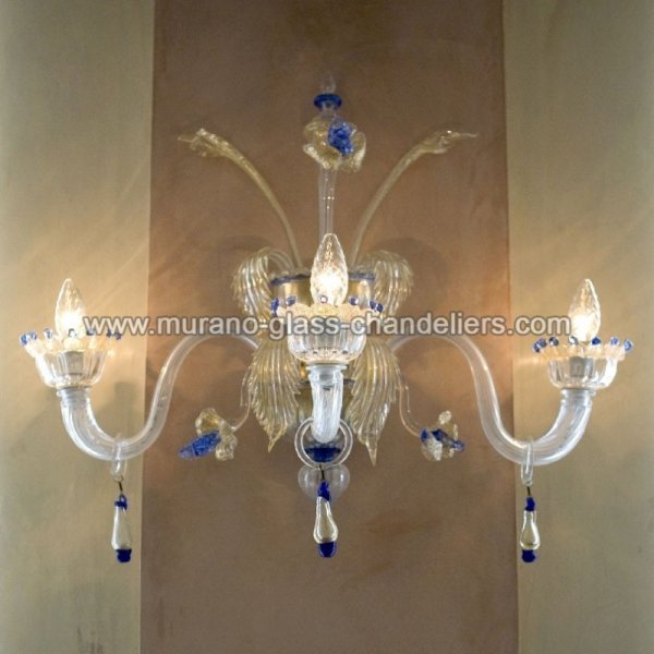 MURANO GLASS CHANDELIERSۥꥢͥ󥬥饹饤3ALLEGROסW500D350H450mm