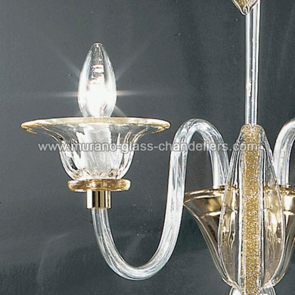 MURANO GLASS CHANDELIERSۥꥢͥ󥬥饹饤2ALLOROסW350D280H400mm